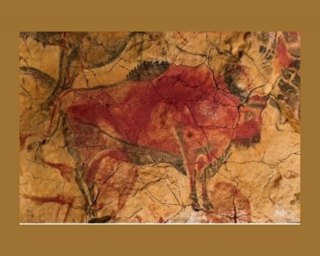 স্পেনের গুহার দেয়ালে প্রাচীন মানুষদের অঙ্কিত বাইসন